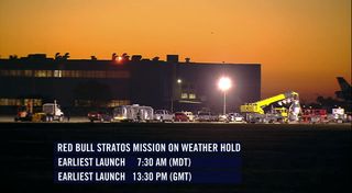 Red Bull Stratos Mission Hold
