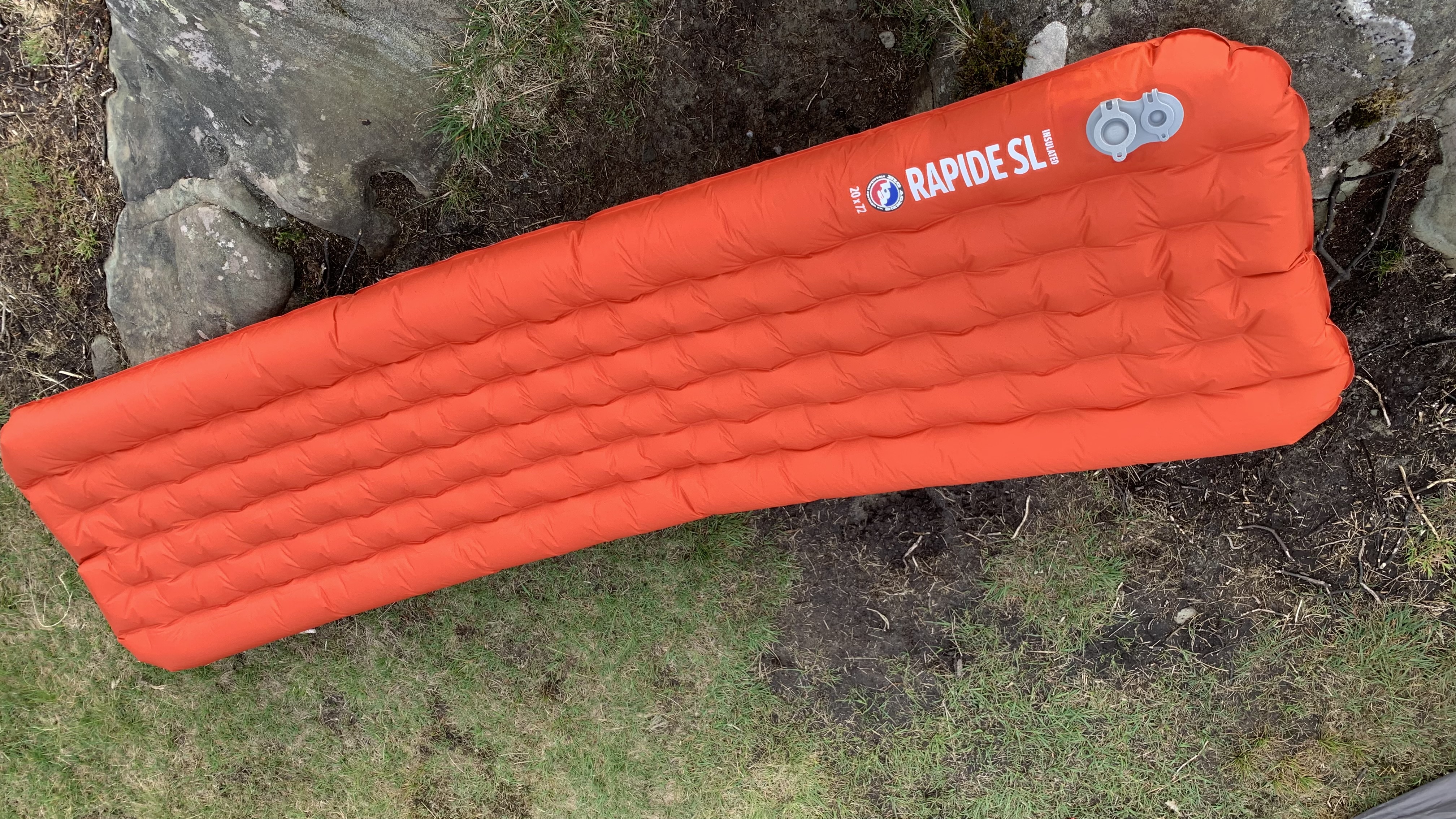 Big Agnes Rapide SL sleeping pad on the ground