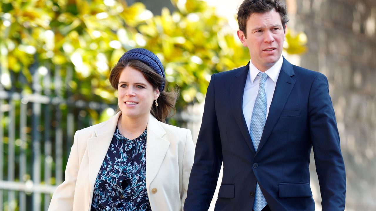 Princess Eugenie wears a Whistles dress to royal Easter Service.