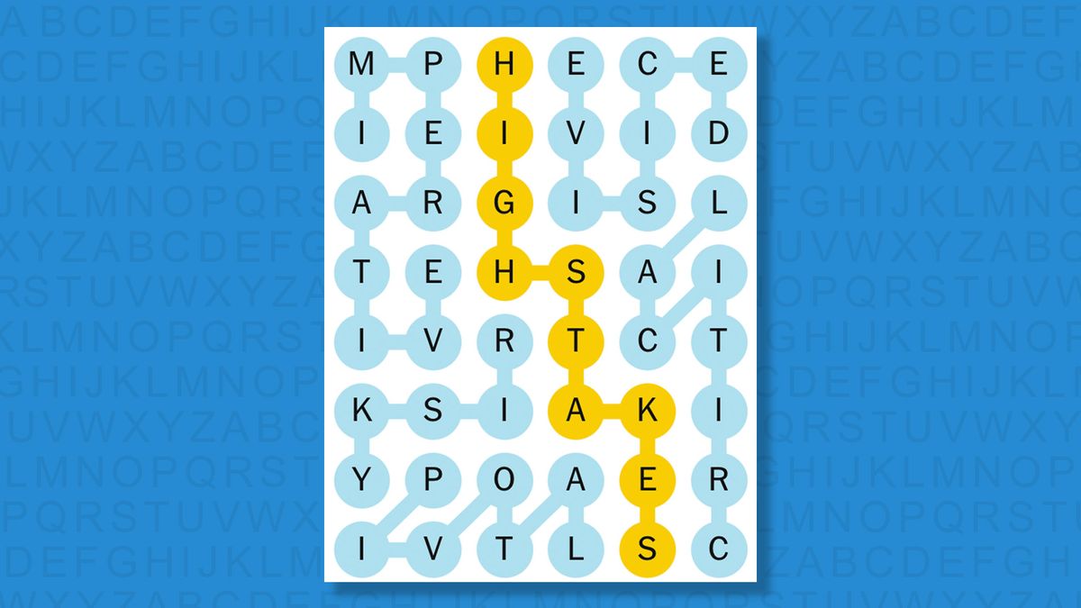 NYT Strands answers for game 711 on a blue background