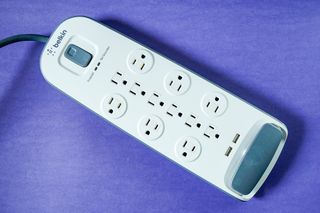 Best surge protector for cable management: Belkin 12 Outlet Surge Protector
