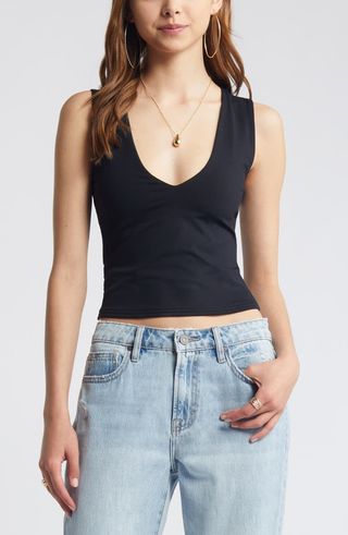 Smooth Edit V-Neck Tank