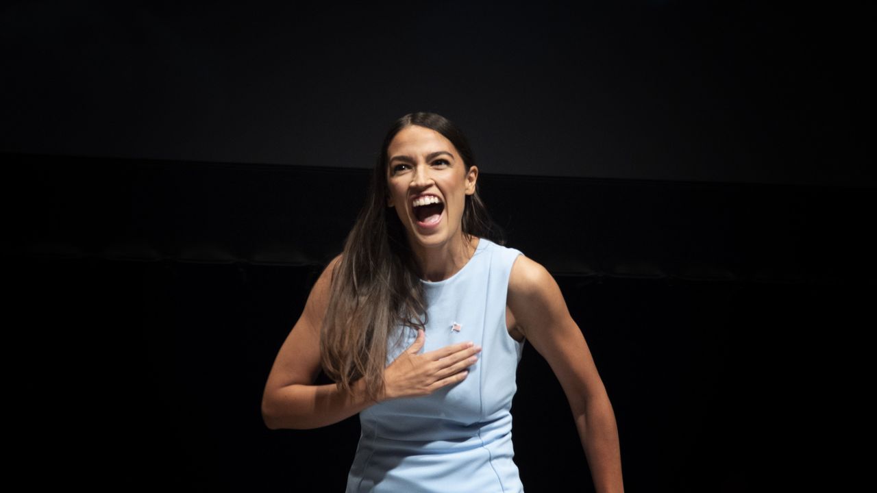 Alexandria Ocasio-Cortez, Senator Bernie Sanders, James Thompson