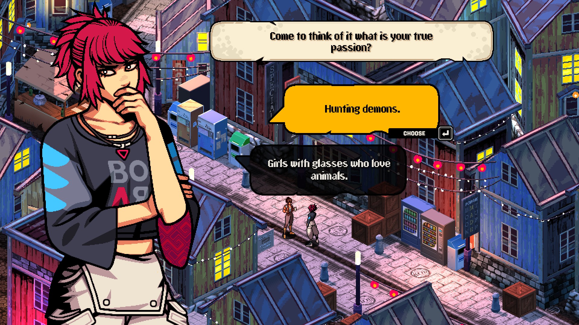 Faye considers her options in Demonschool