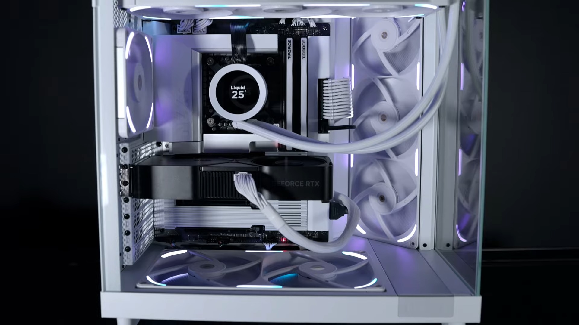 NZXT&#039;s Performance fans installed in a gaming PC
