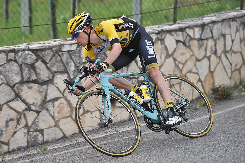Steven Kruijswijk (LottoNL-Jumbo) in the break again today