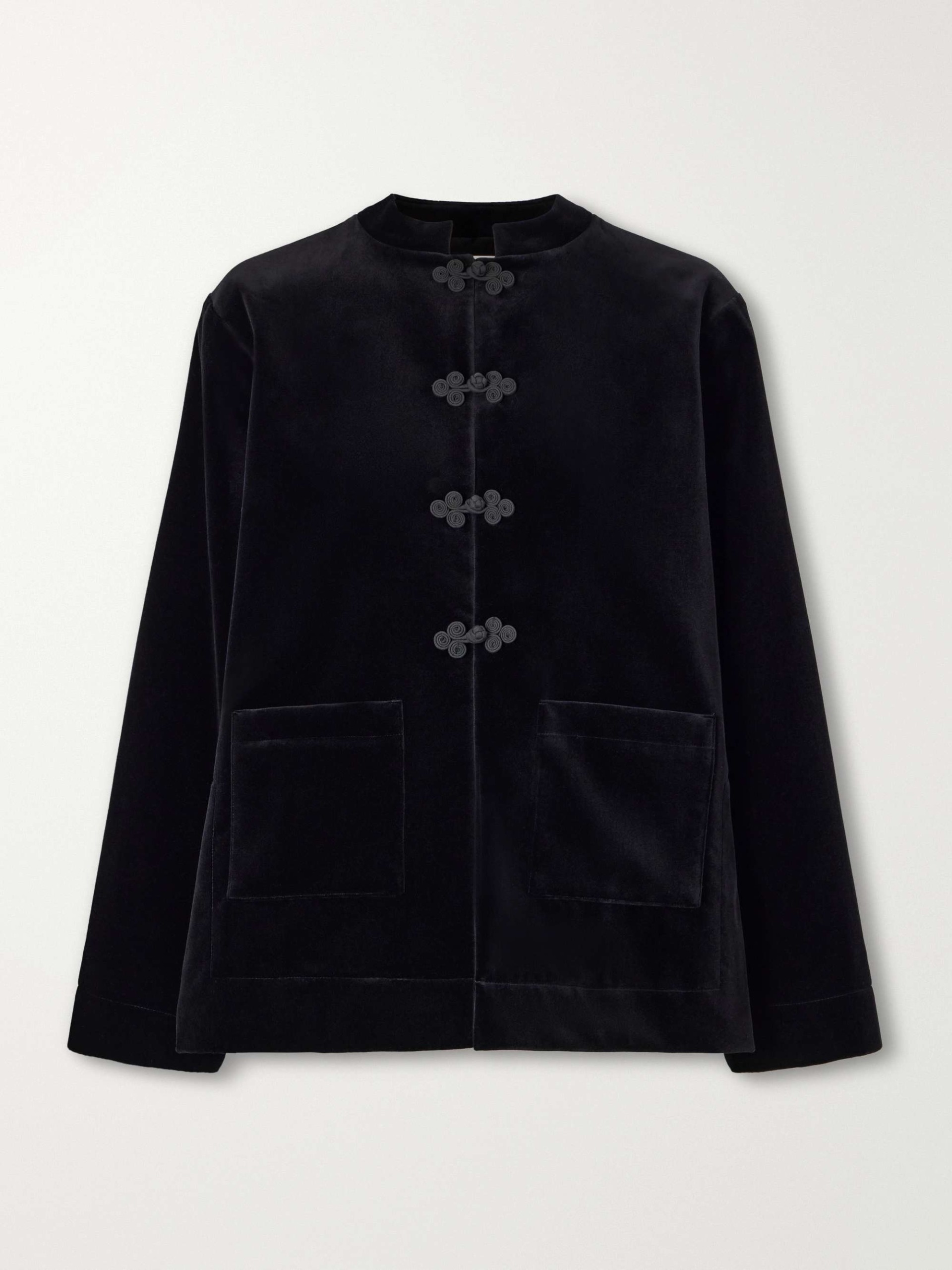 Cotton-Velvet Jacket