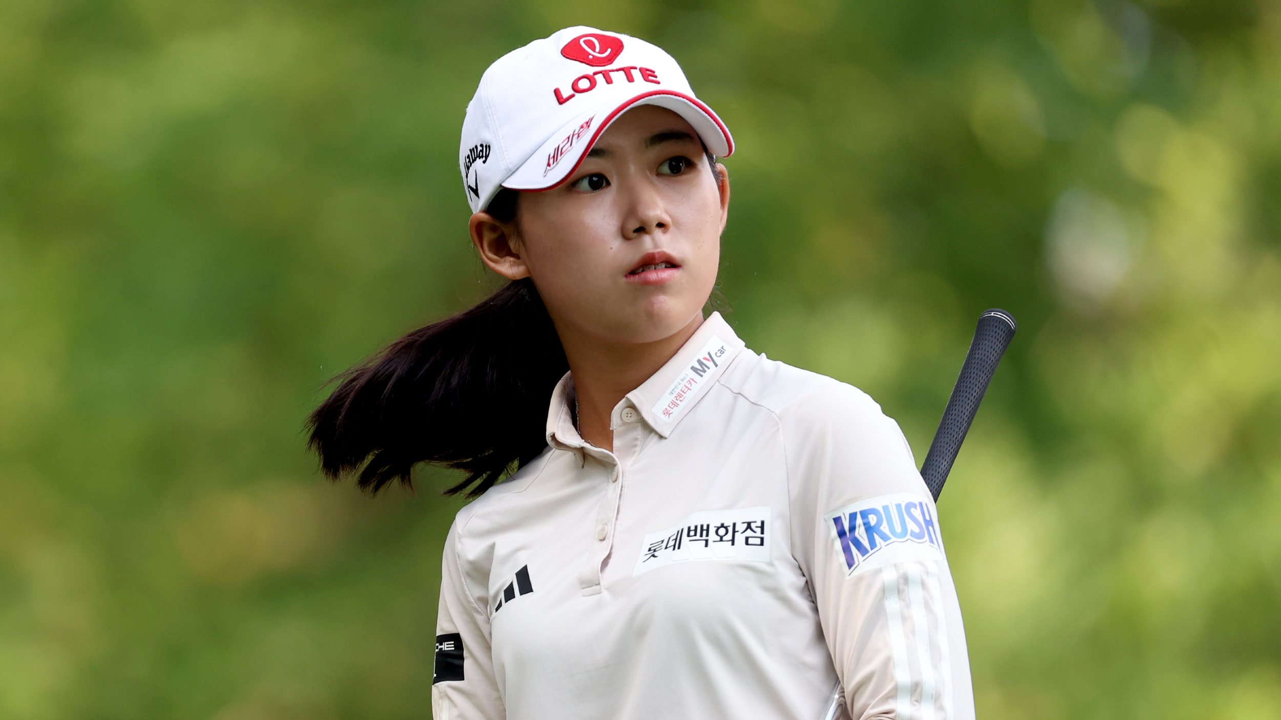 Youmin Hwang at the Amundi Evian Championship