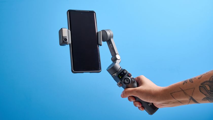 A DJI Osmo Mobile 8 pocket-sized mobile gimbal
