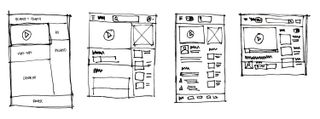 Base your practice sketches on an existing page to focus on capturing the essence of the design, rather than creating a new layout
