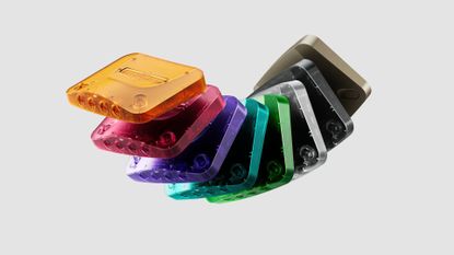 Analogue 3D Funtastic console range lined up in curve.