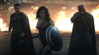 Batman, Superman and Wonder Woman in Batman v Superman: Dawn of Justice