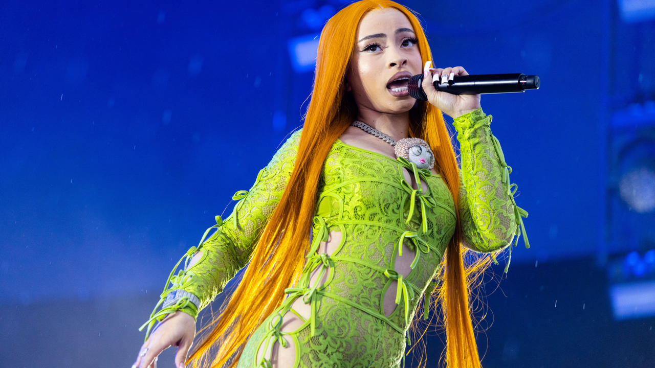 Ice Spice performs at day 2 of Rolling Loud Europe 2024 at Magna Racino on July 7, 2024 in Vienna, Austria.