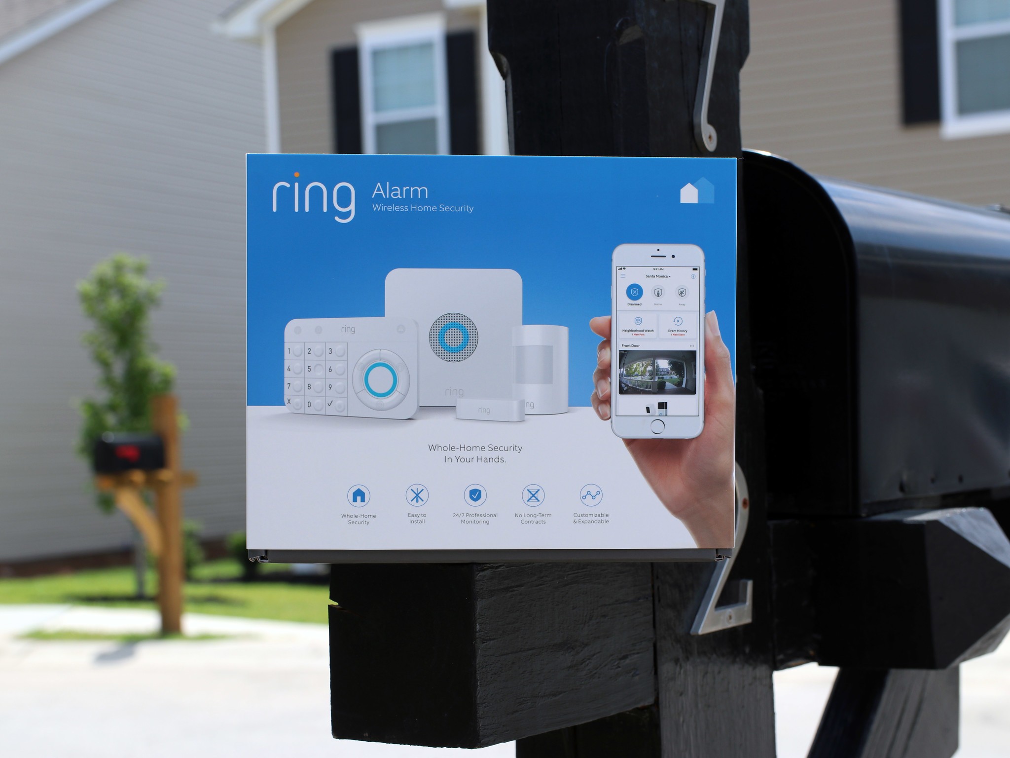 Enhance the security of your home with Ring's Alarm System for just