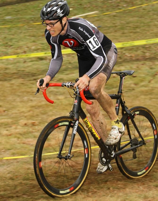 Bullrider, Edwin Bull (Van Dessel Factory Team) charges up the hill "horns-out".