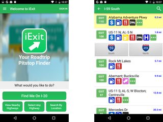iExit (Android, iOS: Free)