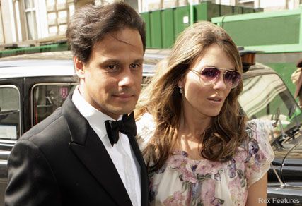 Liz-Hurley-Patsy Kensit&#039;s Wedding-Celebrity News