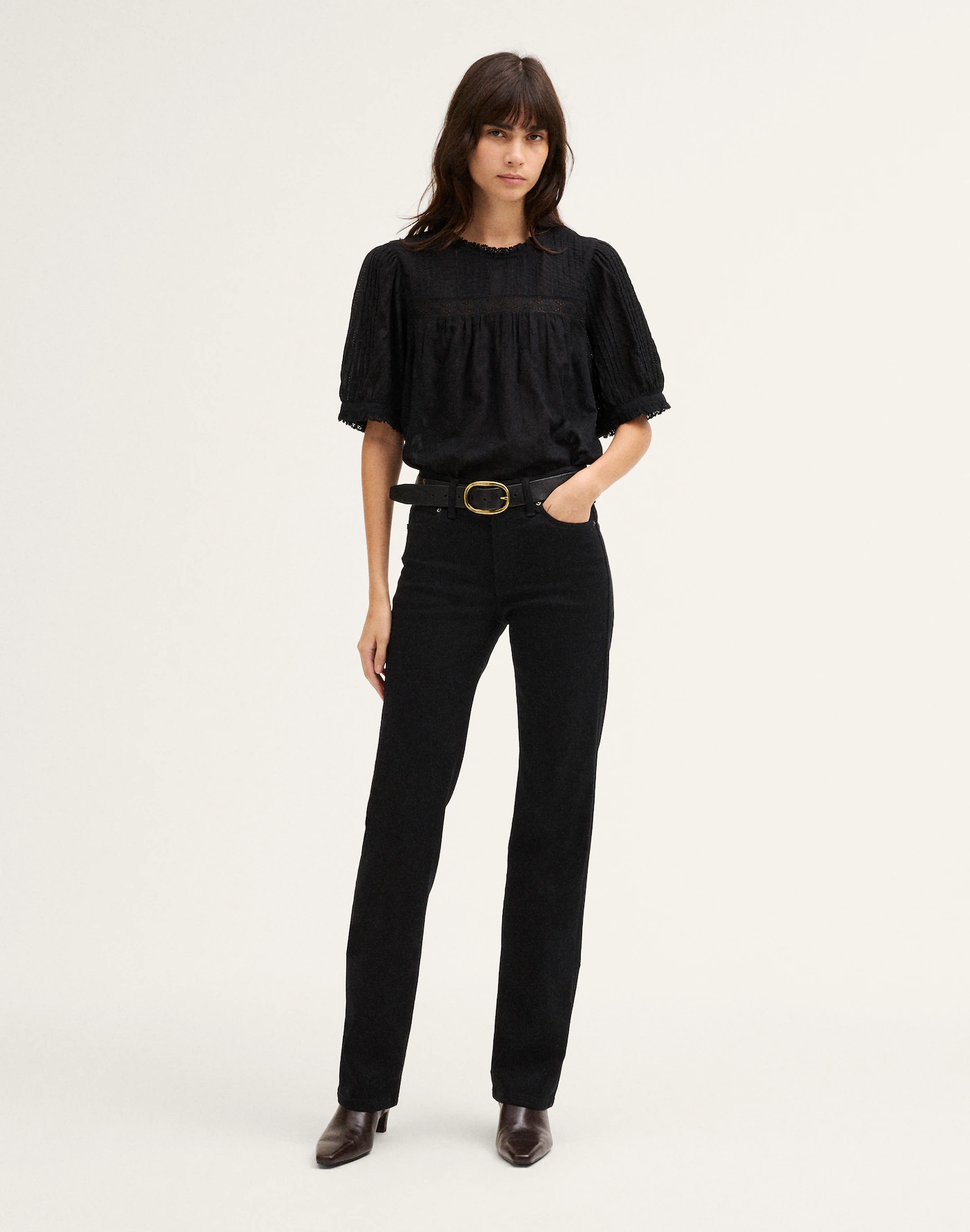 The Straight Jean in Super Stretch Denim