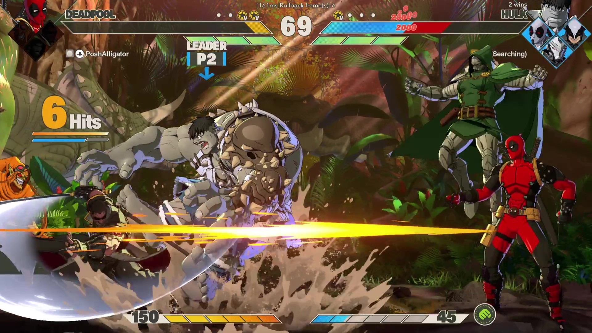 Blade slashses Hulk in Marvel Tokon