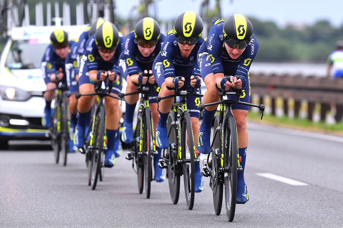 Orica-Scott fell short of the stage win