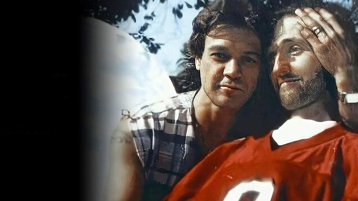 Eddie Van Halen (left) and Jason Becker in 1996
