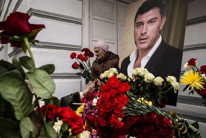 Boris Nemtsov's memorial.