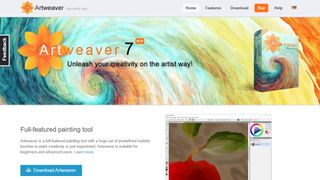 Website screenshot for Artweaver Free
