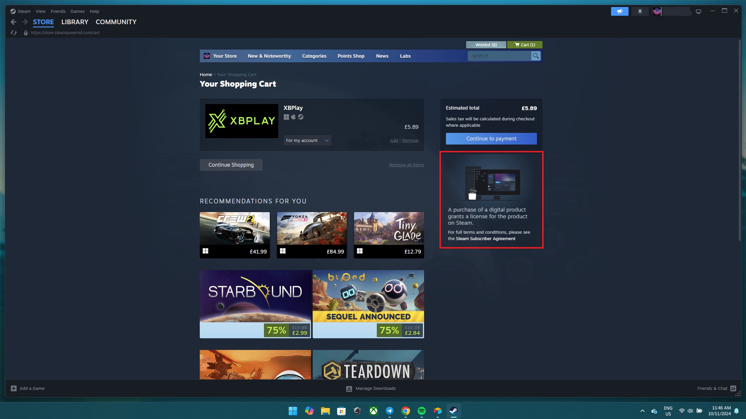 Penafian baru tentang membeli lisensi hanya di Steam