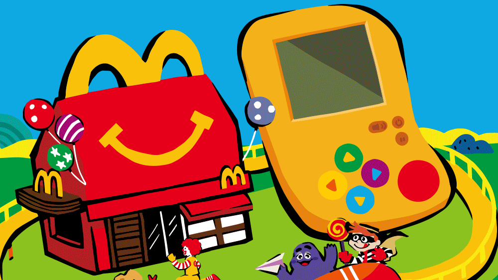 McDonald's Tetris video game chicken nugget toy
