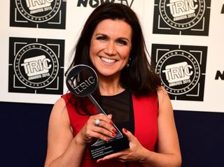 Susanna Reid with her News Presenter Reporter Award at the TRIC Awards in March (Ian West/PA)