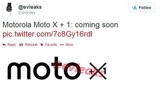 Motorola Moto X + 1 Tweet