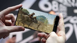 5G coupled with Google Stadia could let you stream any game, anywhere. (Image credit: TechRadar / Odyssey)
