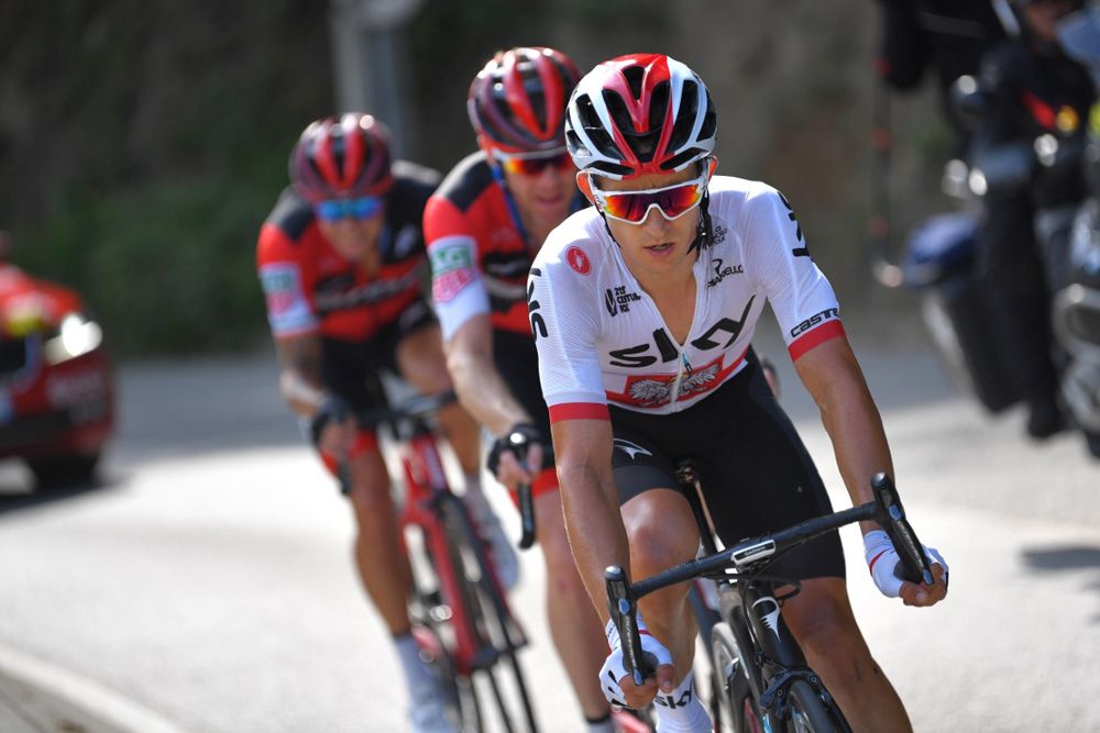 Michał Kwiatkowski (Team Sky) sparked the attack of the day
