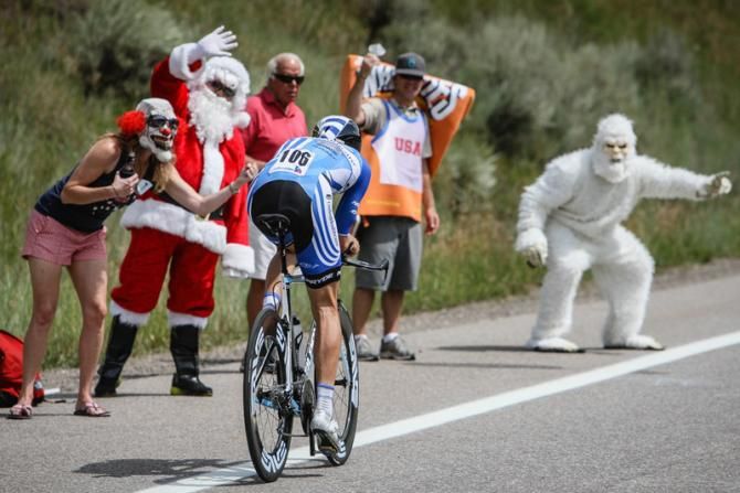 Chris Jones (UnitedHealthcare) got cheered on by all sorts of fans today.