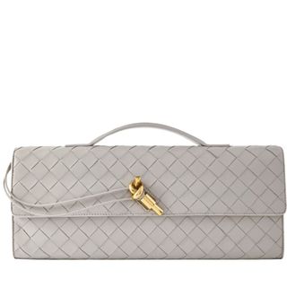 Bottega Veneta Long Andiamo intrecciato leather clutch