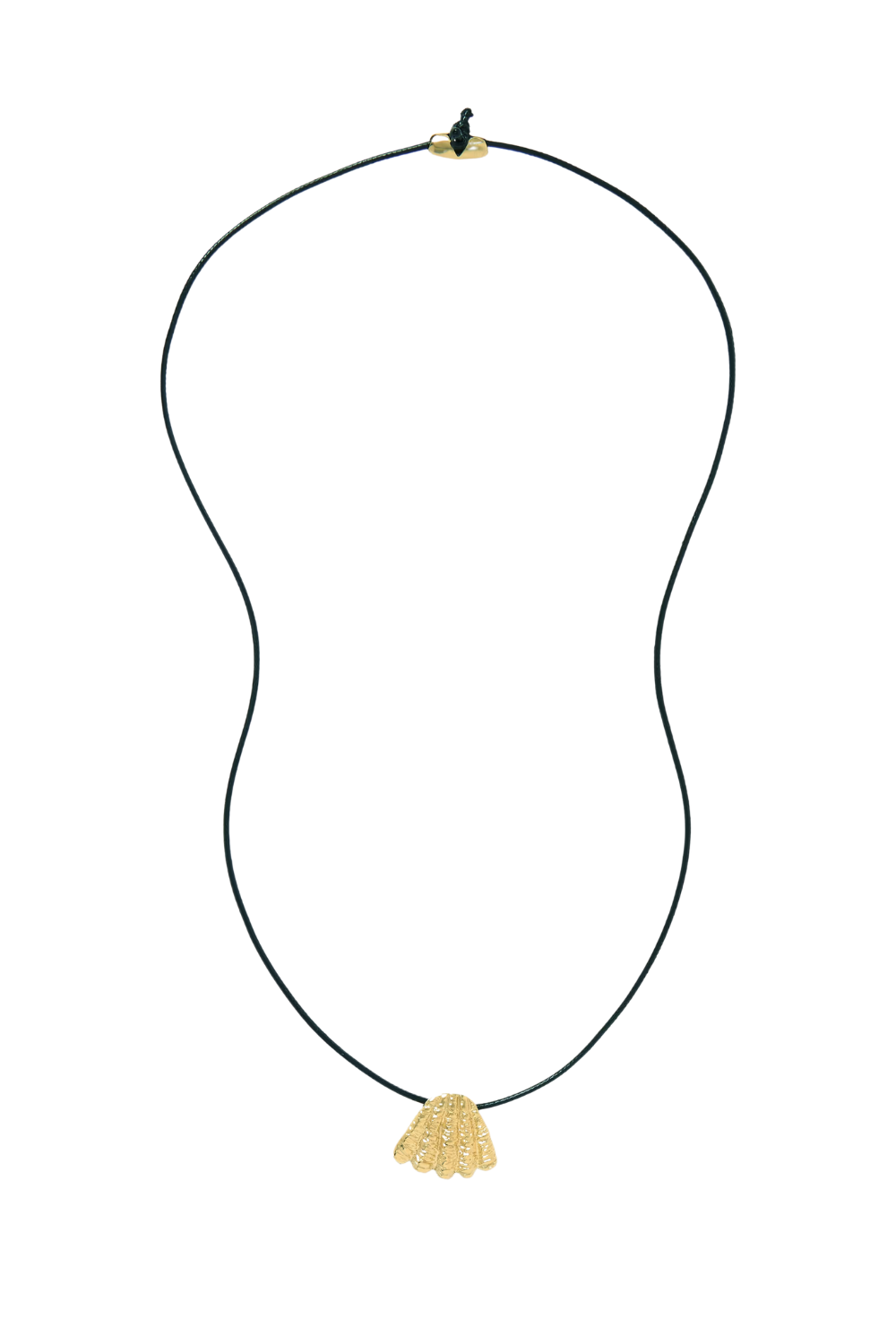 Whisper of the Wind Gold-Plated and Cord Necklace