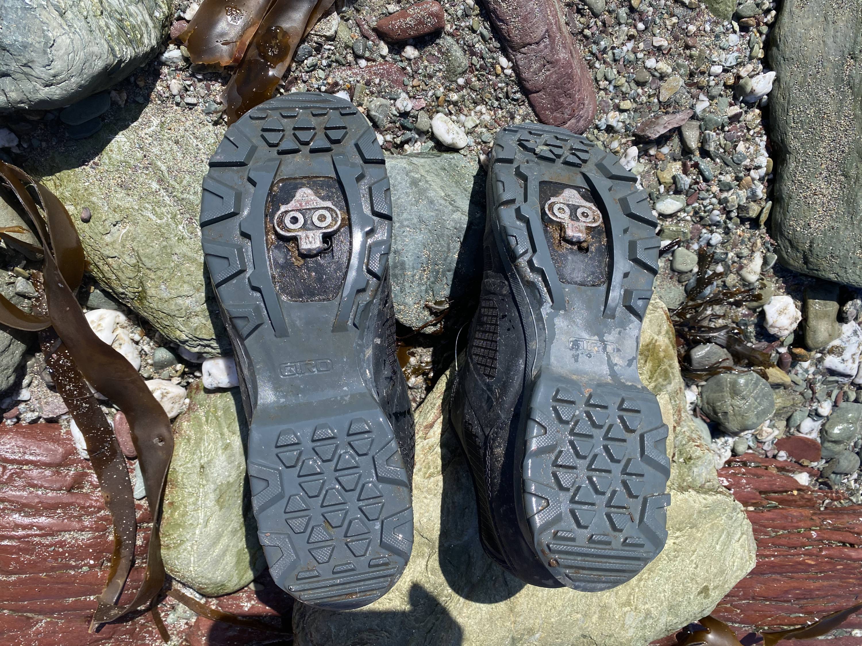 Rubber lugged soles