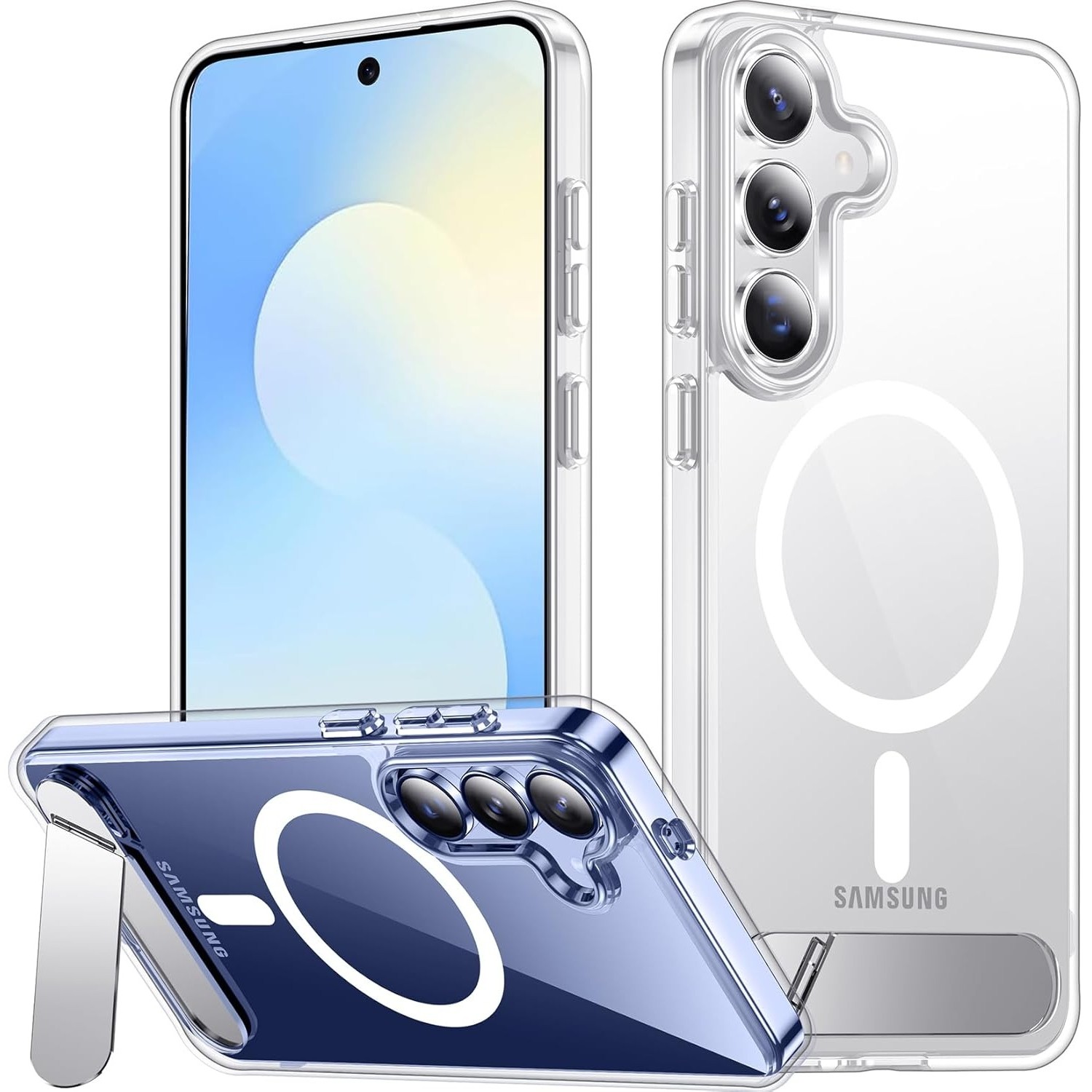 SPIDERCASE Magnetic Samsung Galaxy S25 FE Case with Invisible Stand