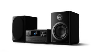 Philips Fidelio FA7 micro music system on a white background