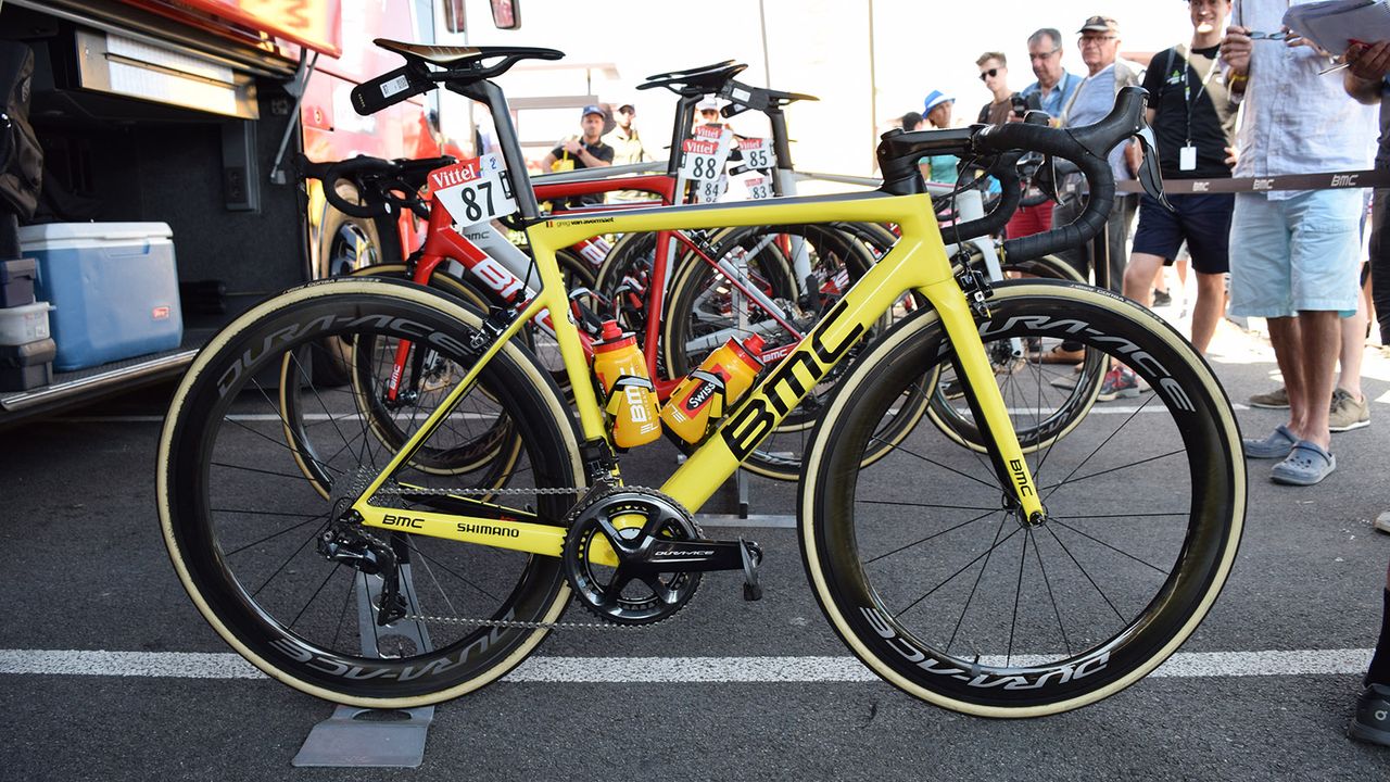 Greg Van Avermaet's cutom painted BMC Teammachine SLR01