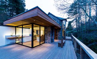 Modernist extension exterior
