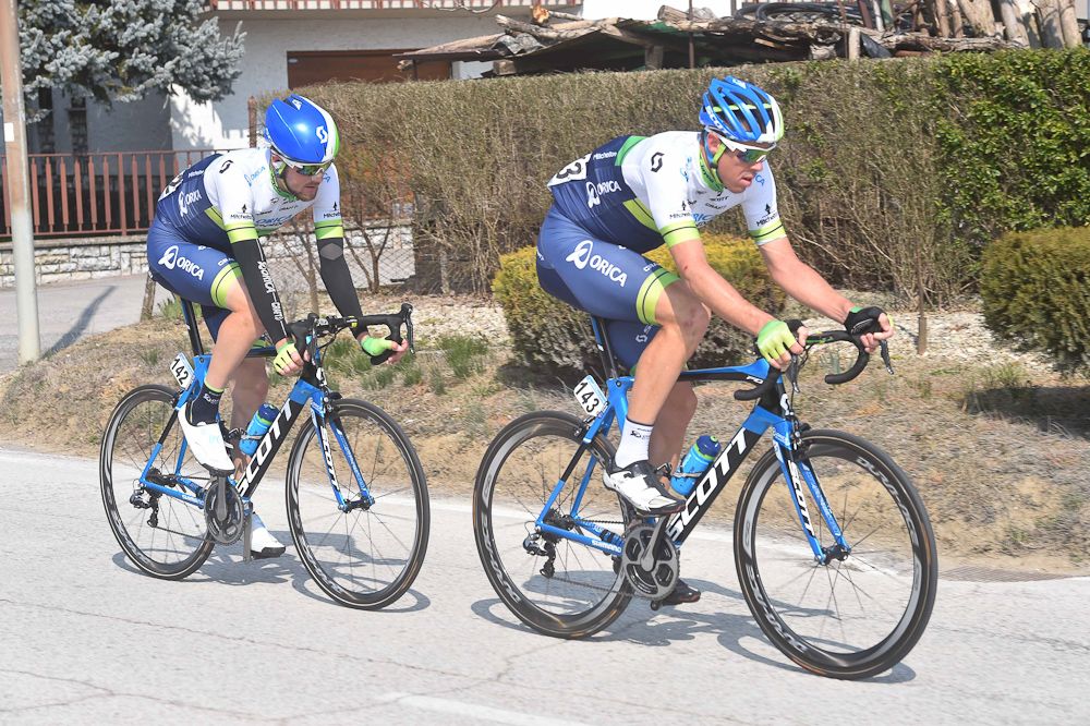 Orica-GreenEdge chasing.
