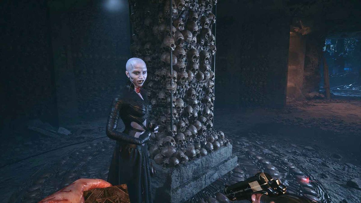 Screens from a horror game