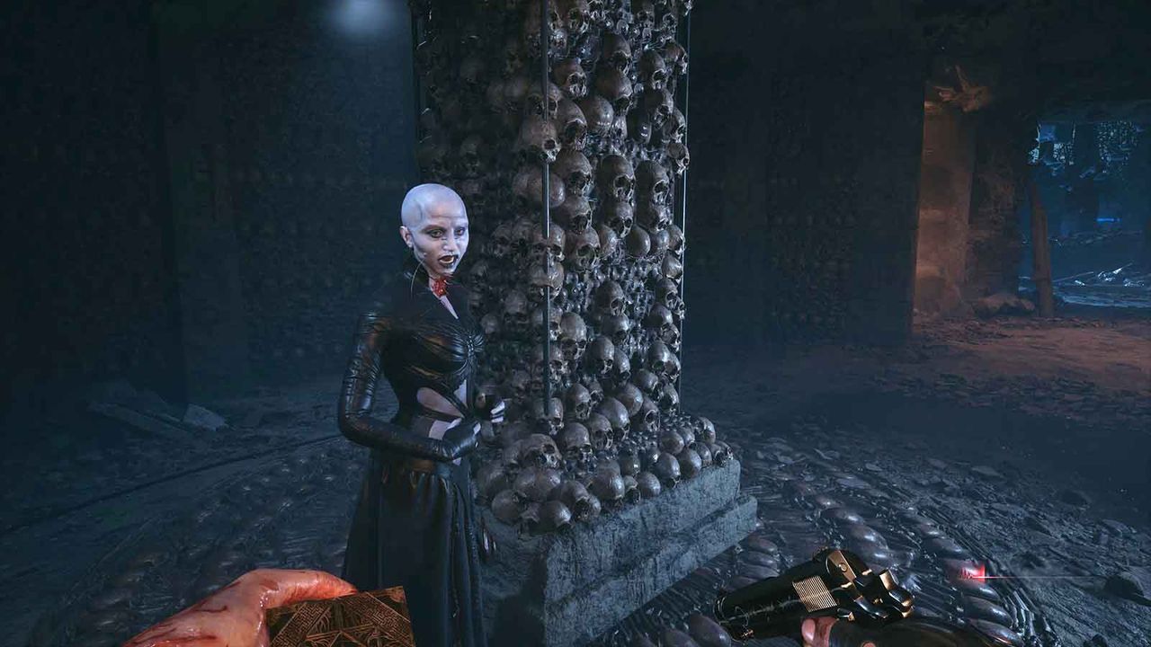 Screens from a horror game