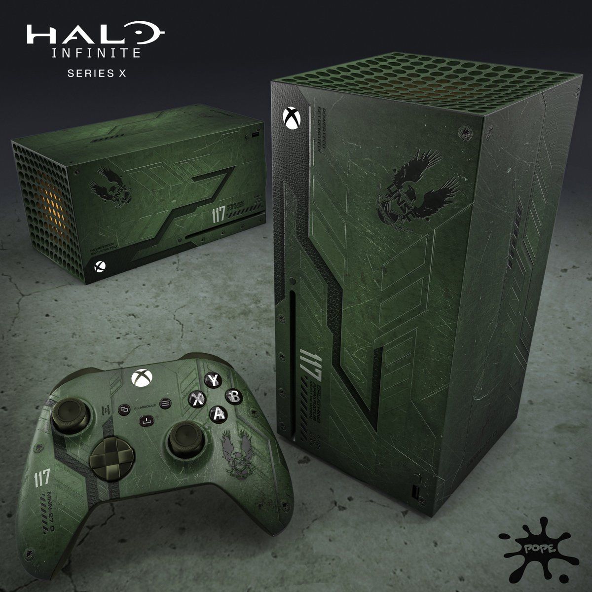  Xbox Series X – Halo Infinite Limited Edition Console Bundle :  Video Games