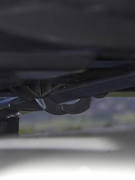 The versatile jaws can accommodate nearly any size or shape of crossbar&hellip;