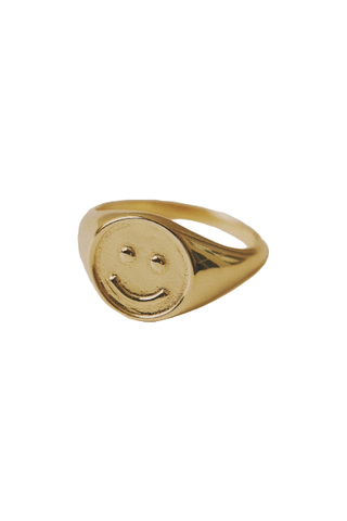 Finley Smiley Signet Ring 