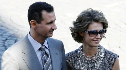 Bashar Al-Assad and his wife Asma