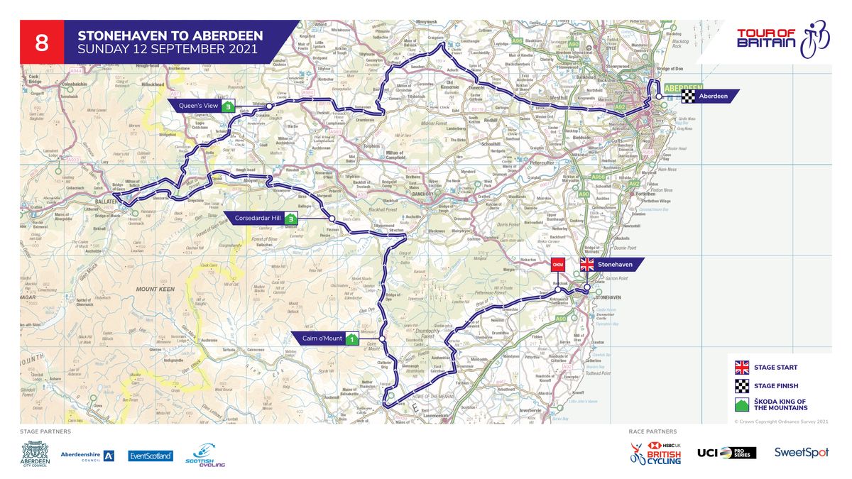 tour of britain 2021 maps