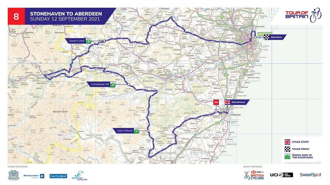 tour of britain 2021 maps